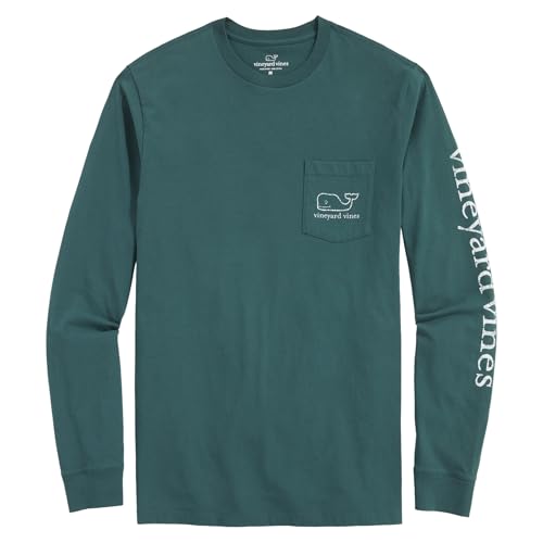 Image of vineyard vines Men's Long Sleeve Vintage Whale Pocket T-Shirt