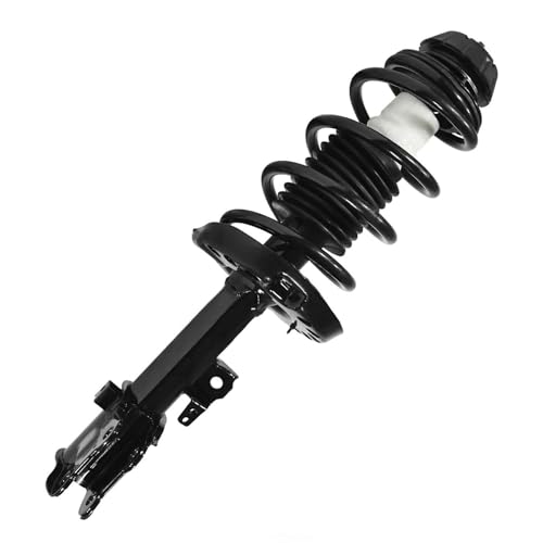 Image of Detroit Axle - Front Struts Tie Rods for 2012 2013 Kia Soul, 2 Struts and Coil Spring Assembly Inner 4 Outer Tie Rod Ends Replacement Suspension Kit
