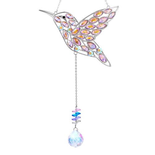 Kolibri-Sonnenfänger, Strass-Kristall-Sonnenfänger, hängendes...