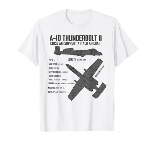 A-10 Warthog - Camiseta de avión Camiseta