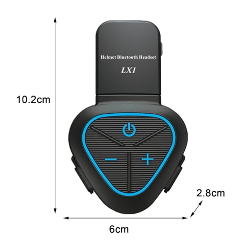Intercomunicador de comunicación para moto con auriculares BT automáticos 3