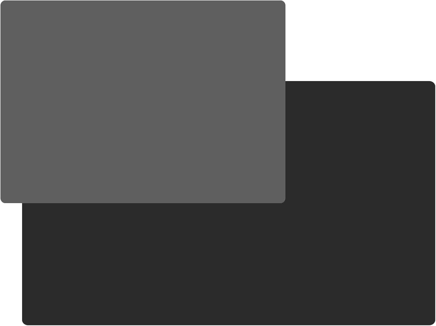 Ewen 2pcs Silicone Mats for Kitchen Counter 27.6x19.5 Inch & 39.4X23.5 Inches Extra Large Silicone Mat 2MM Thick Heat Resistant Placemats, Workbench Countertop Protector Mat Hot Pads for Coffee Maker