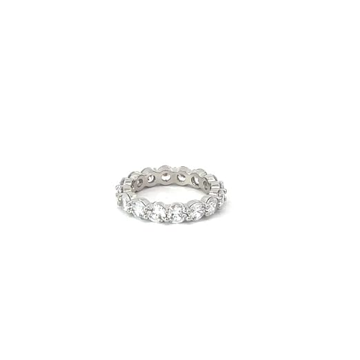 Las Mejores Ofertas En Cubic Zirconia Anillo De Plata De Ley 5 Joyas De Compromiso Y Boda | EBay