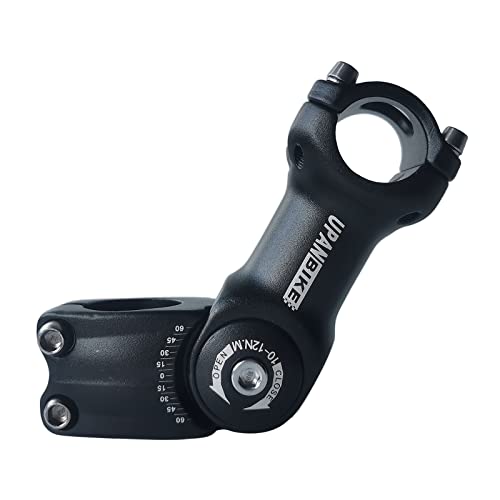 Potence vélo réglable 25.4mm pour supprimer les douleurs au dos et aux poignets à bicyclette