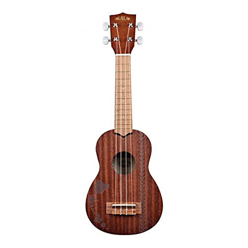 Kala KA-15-S-H2 – Ukulele Soprano – finition satinée – motifs Ile et tatoo (+ housse) - Les Beatles, Paul McCartney, John Lennon, RIngo Starr, George Harrison Kala KA-15-S-H2 - Ukulele Soprano - finition satinée - motifs Ile et tatoo (+ housse)