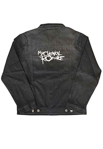 My Chemical Romance Denim Jacket The Black Parade Band Logo Official Unisex2
