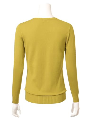 Image of Allsense Women's Long-Sleeve Crewneck Cardigan | Classic Button Down Sweater, Soft Fine Knit, Lightweight