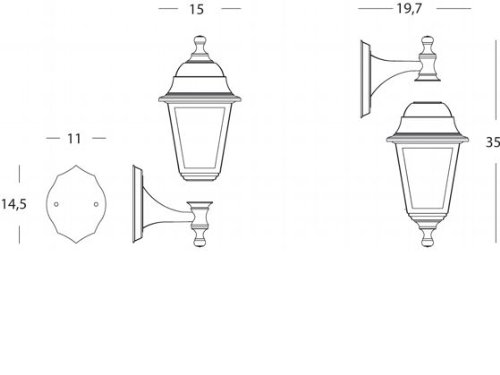 Sovil Illuminazione, APPLIQUE COMPONIBILE NELLE