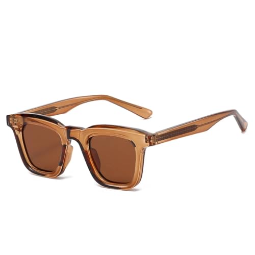 Lunettes de soleil carrées MUTYNE unissexe avec monture métallique robuste
