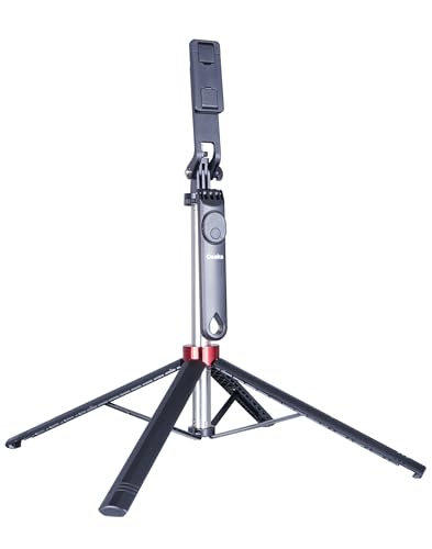 Image of Osaka 71 inch Selfie Stick Tripod with Reinforced 4-Leg Tripod Stand Comes with 360 Rotatable Handle for Panoramic Shots with Detachable BT. Ultimate Stability for Smartphones, Ring Lights, GoPro
