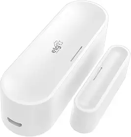 Sensor Magnético de Abertura Inteligente WI-FI com Multiusuário e Monitoramento Remoto, Compatível com Alexa e Google Assistant, Branco, SHSM501, ELG