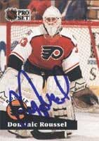 Amazon.com: Dominic Roussel, Philadelphia Flyers, 1991 Pro Set Rookie ...