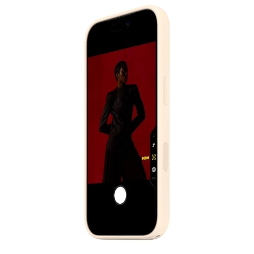 Image of Apple iPhone 17 Pro Silicone Case with MagSafe and Camera Control: Lightweight Phone Case, Wireless Charging Compatible, Smooth Matte Finish; Vanilla 