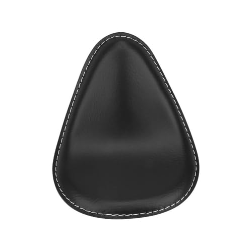Sillín de moto individual negro universal con muelles y base para custom y bobber 4