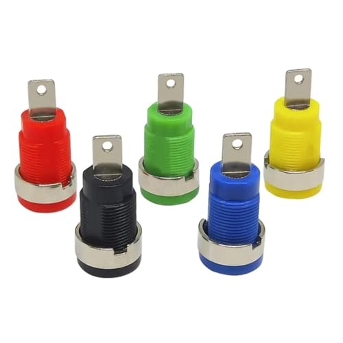 Terminal banana hembra 4mm aislado chasis conector panel 40 uds 5