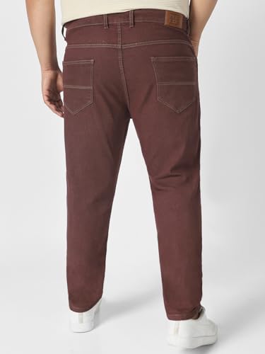 Image of Urbano Plus Men's Regular Fit Mid Rise Washed Jeans Stretchable