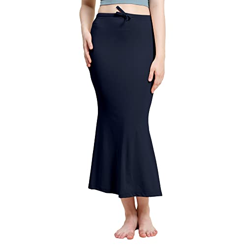 Image of Amazon Brand - Anarva Women Cotton Blended Saree Shapewear Regular Petticoat Skirt For Saree