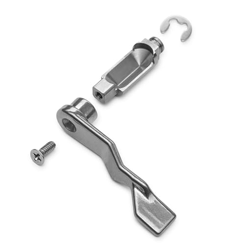 Chute Door Thumb Trigger Handle - for Both Bottom and Side Hinged Trash and Laundry Stainless Steel Intake Doors. Perfect Parts for Wilkinson and Other Manufactured Hardware Companies. (Galvanized)