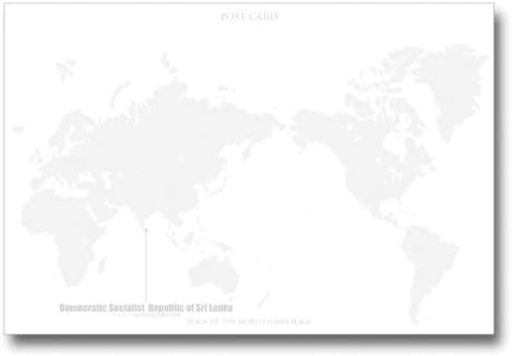 世界の国旗ポストカード アジア スリランカ民主社会主義共和国 Flags Of The World Post Card Democratic Socialist Republic Of Sri Lanka 大人気商品