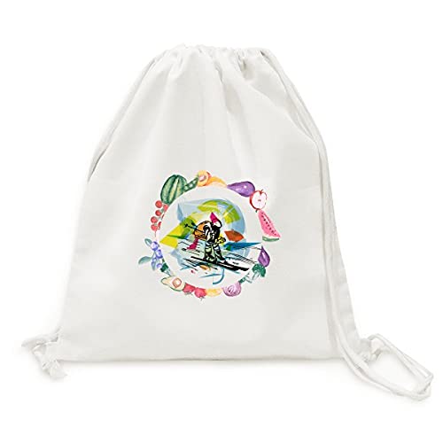 Sac ski acrobatique pliable pour transporter les fruits sans plastique