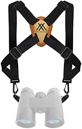 Trummul Binocular Harness Strap Best Chest Harness Strap for Hunters Photographers and Golfers (Black)