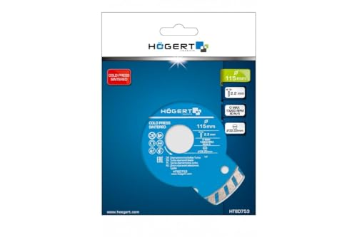 Högert Technik - Disco diamantato Turbo 115 mm - Il