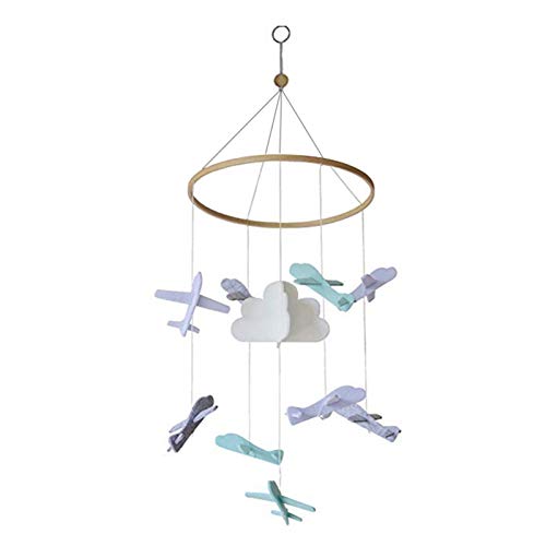 Móvel de Berço - Bebês Berços Pendurados Brinquedos com Aviões de Feltro Nuvens,Brinquedos reconfort