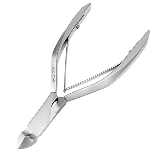 Alicate de cutícula Suvorna, cortador de cutícula profissional, removedor de cutícula de unha, corta