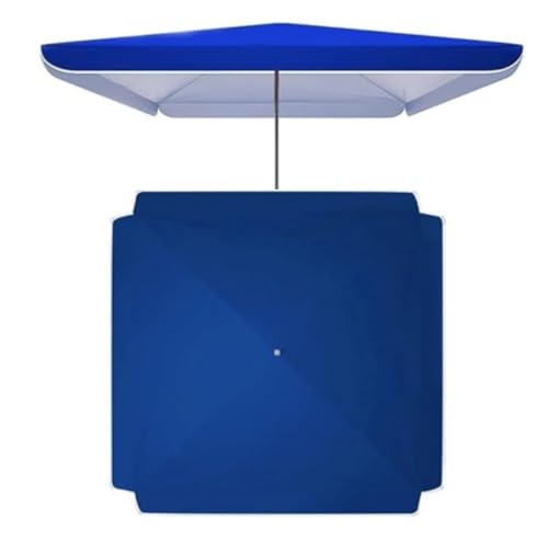 IMUNKT 250x250cm Toldo De Recambio Para Sombrilla Cuadrada, Cubierta De Recambio Para Sombrilla De Jardín/Mercado/Playa, 300x300cm 200x200cm Toldo De Recambio Impermeable UV30+(Blue,220x180cm/7.2x5.9f