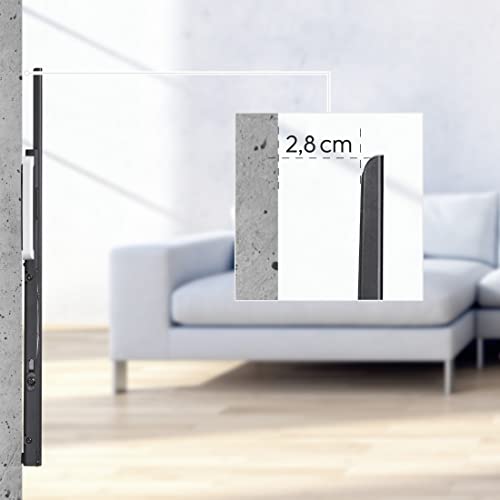 Supp. mural TV inclinable 254 cm 100 jusq. 75 kg - vue 5