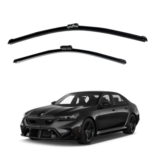 Image of Oshotto Frameless (O.E.M Type) Wiper Blades Compatible with BMW 5 Series 2021-2026 Onwards