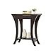 Cappuccino Finish Console Sofa Entry Table with Drawer