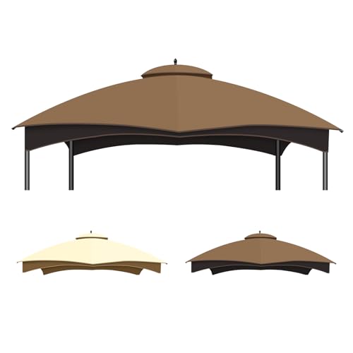 KILAKILA 10x12 Replacement Canopy Top for Patio Gazebo, Waterproof &