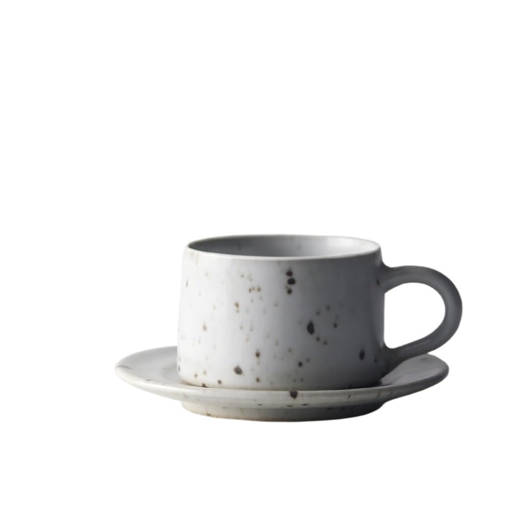 Tasse café latte grès ensemble tasse à café et soucoupe céramique