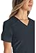 Dickies EDS Essentials Scrubs, V-Neck Womens Tops with Four-Way Stretch and Moisture Wicking DK615, M, Pewter