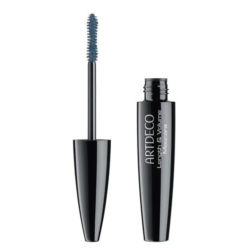 ARTDECO Length & Volume Mascara - Mascara resistente a las manchas para pestañas extralargas, larga duración, secado rápido, 1 x 12 ml