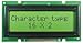 LUMEX LCM-S01602DSF/F 16 x 2 Transflective LED Backlight Yellow/Green LCD Display Module - 1 item(s)
