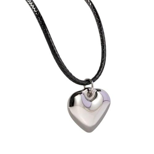 Collier pendentif unisexe en acier inoxydable plaqué or 18K avec cordon en cire texture métal
