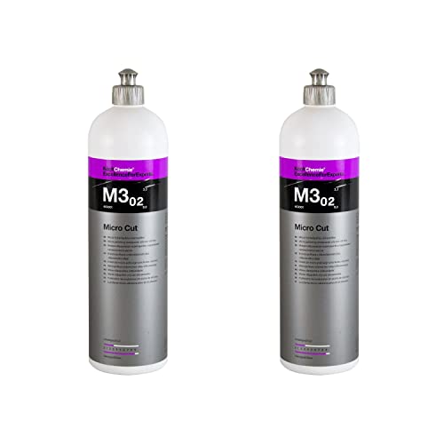 Koch Chemie M3.02 Micro Cut - Abrillantador antiholograma (2 unidades, 1 L)