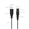 USB Charging Cable for Water Flosser, Portable Cordless Oral Irrigator Replacement Cable, Compatible with Nicwell Fairywill Aquasonic Nicefeel Oralfree INSMART TUREWELL Yafex Zerhunt Tovendor Hangsun