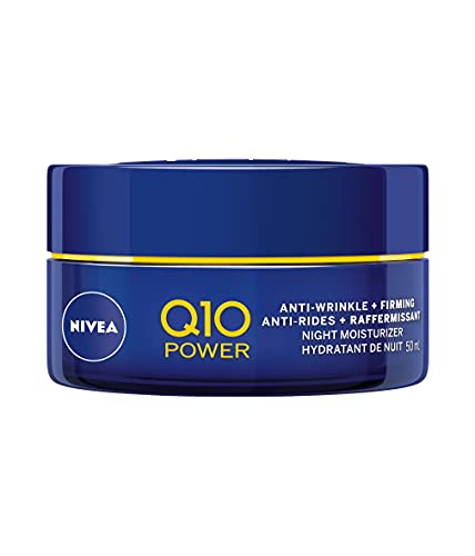 NIVEA-Q10-Power-Anti-Wrinkle-Firming-Night-Cream-50-ml-Anti-Ageing-Cream-Creatine-and-Q10-Nightly-Moisturiser-for-Women-Reduce-Appearance-of-Wrinkles NIVEA Q10 Power Anti-Wrinkle + Firming Night Cream (50 ml), Anti Ageing Cream + Creatine and Q10, Nightly Moisturiser for Women, Reduce Appearance of Wrinkles