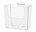 Marketing Holders Slatwall Hanging Brochure Holder for Documents Space Saving Organizer Single Slot Display for 5.5