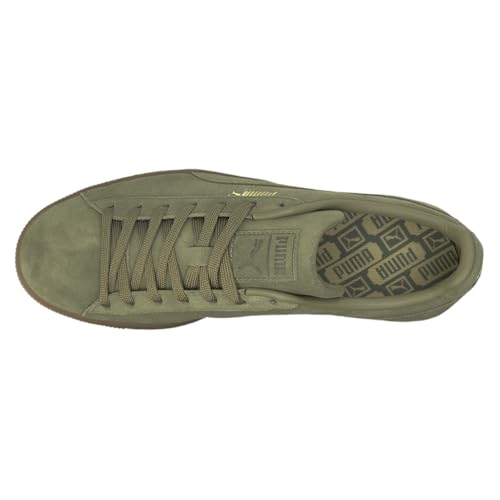 Image of PUMA Men's Suede Classic, Burnt Olive /Gum, 11.5
