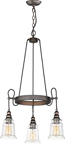 Maxim Revival-Three Light Chandelier-22.75 Inches Wide by 31.75 inches high