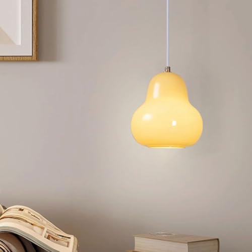 Petite suspension en verre réglable forme gourde moderne - 3
