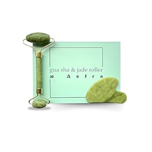 Best Quality Gua Sha & Jade Roller Set, Facial Tools, for Face and Body Massage,Great for Skin Care,Anti Ageing Device,Wrinckle Remover,Jawline Shaper,Perfect Self Care Gift for Women and Man