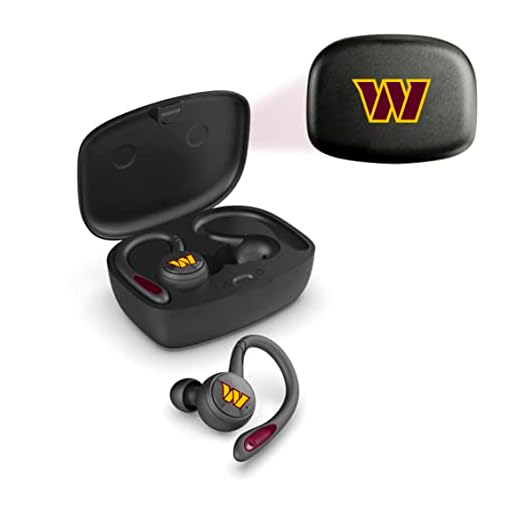 SOAR NFL Sport True Wireless Earbuds, Washington Commanders