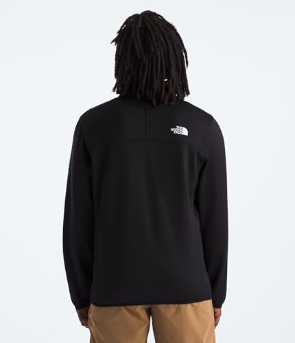 Image of THE NORTH FACE Men's Crest Full Zip Jacket | Water Repellent Fleece Coat, Double Layer Stand Collar & Zip Hand Pockets