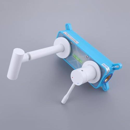 Mitigeur monocommande en chrome brillant pour lavabo et vasque murale