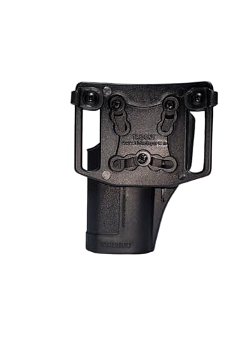 Image of Trident Police Duty Holser for Glock Pistol, Black in Color, Perfect Adjustment for Belts Upto 5.5cm Wide.
